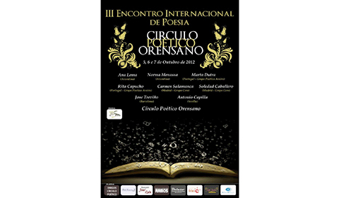 III ENCUENTRO POÉTICO INTERNACIONAL (organizado por el Círculo Poético Orensano)