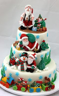christmas cake three tie santa claus cake christmas cake ideas