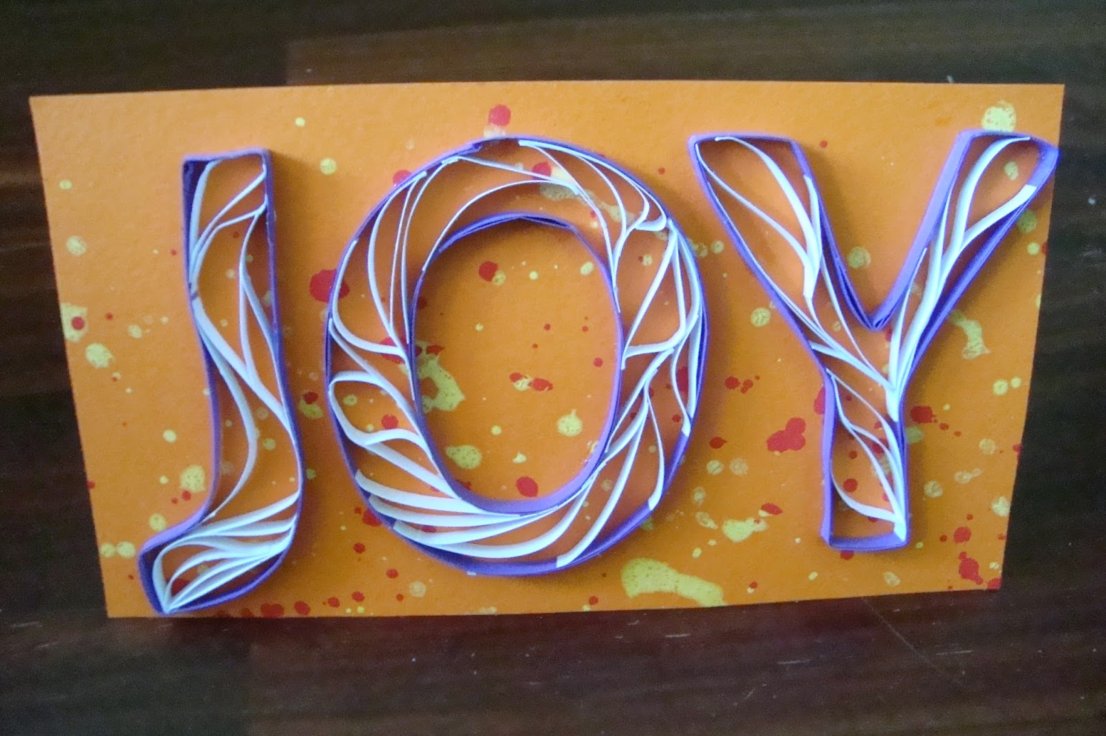 Papierowy quilling Co by zrobić na urodziny...