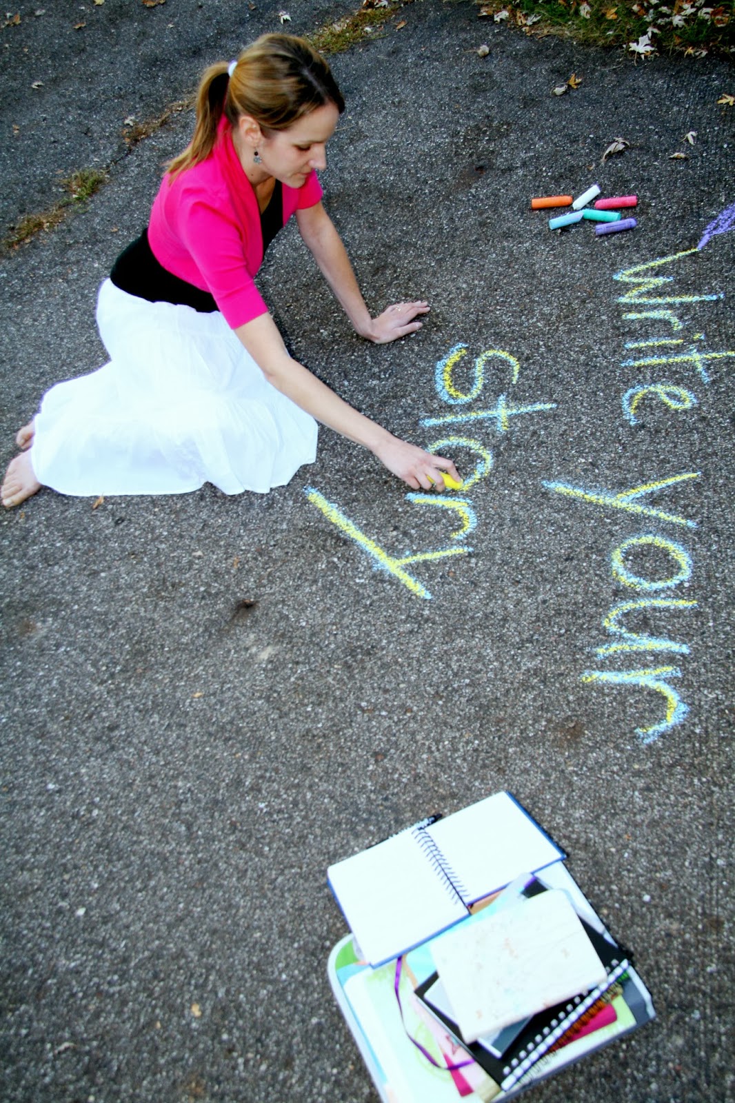Teaching Young Writers ChalkABration