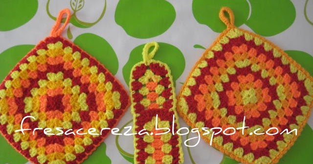 CREACIONES COLORIDAS: Un conjunto para la cocina