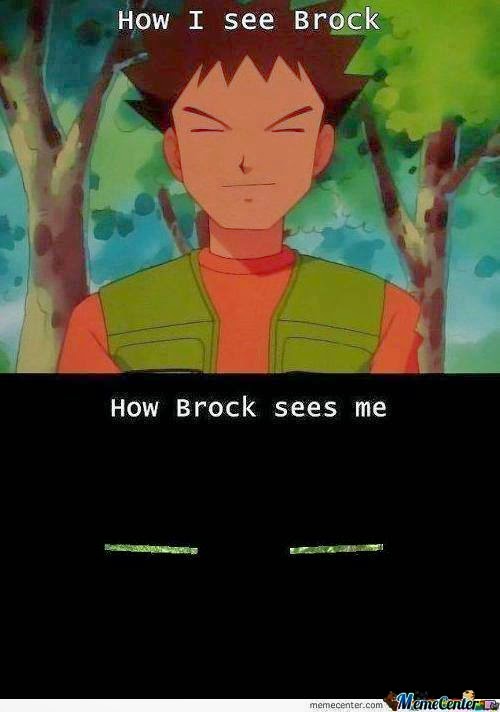 How I see brock. How Brock sees me. Joke All You Can