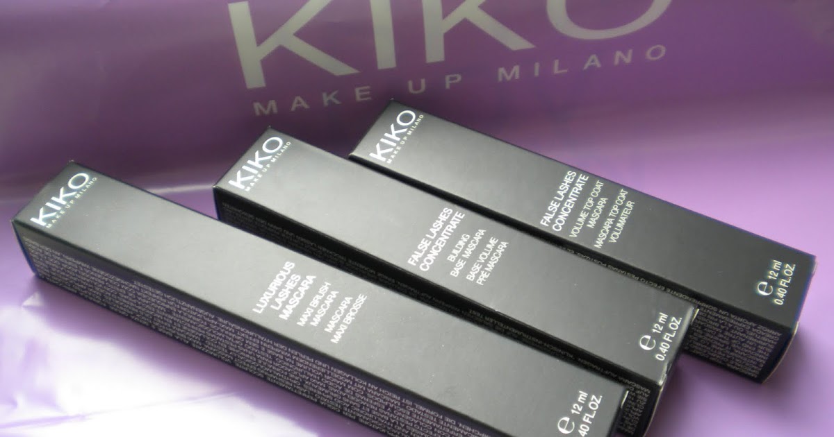 My Favourite Cosmetics KIKO... False Concentrate Building Base Mascara, Luxurious Lashes