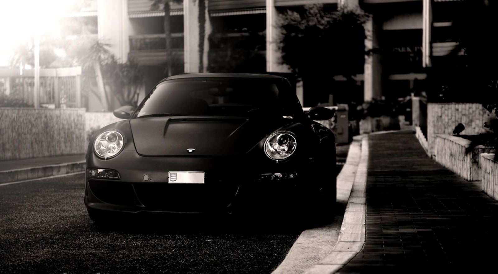 Porsche 911 Black and White Porsche 911 Black and White