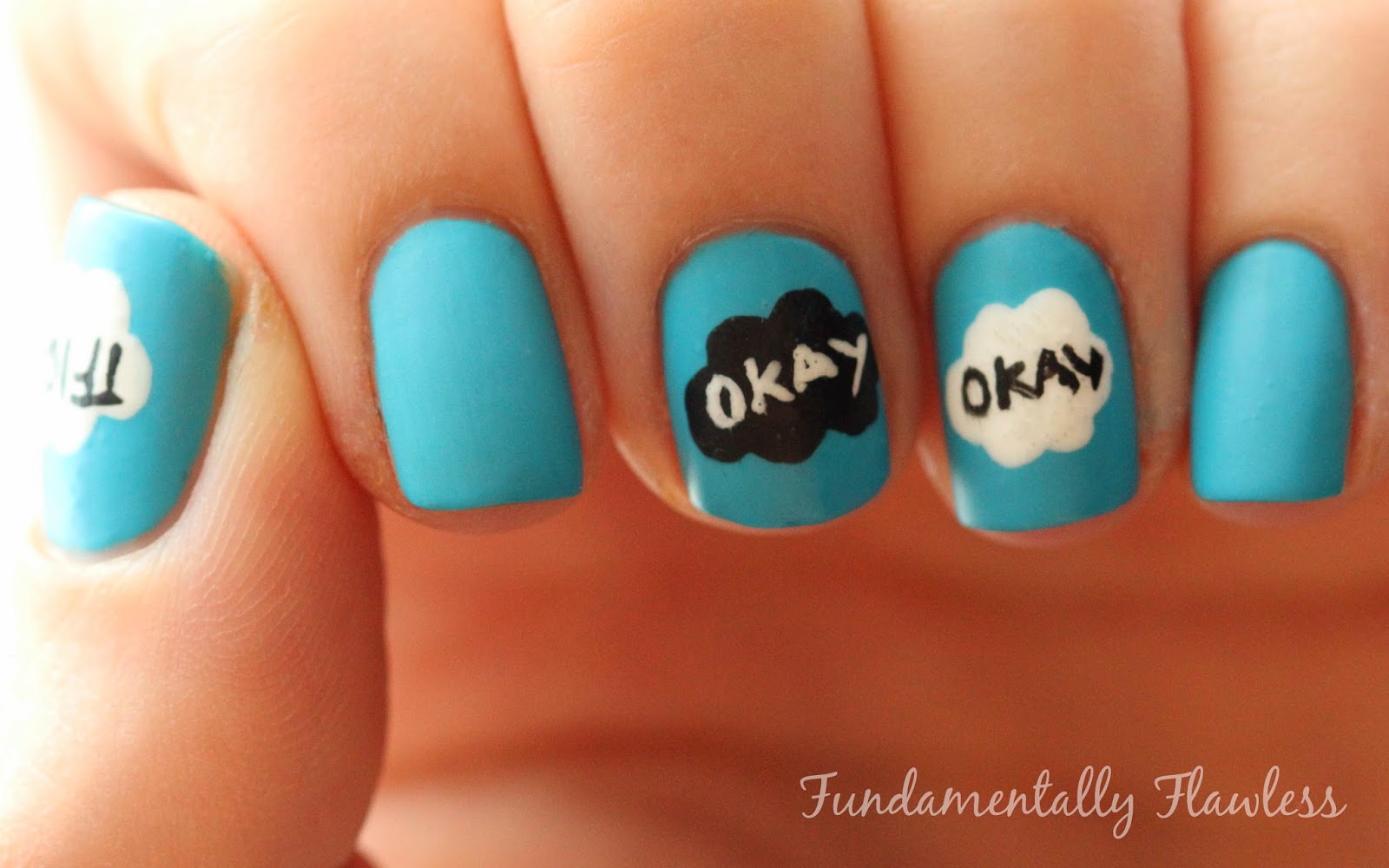The Fault in Our Stars Nail Art