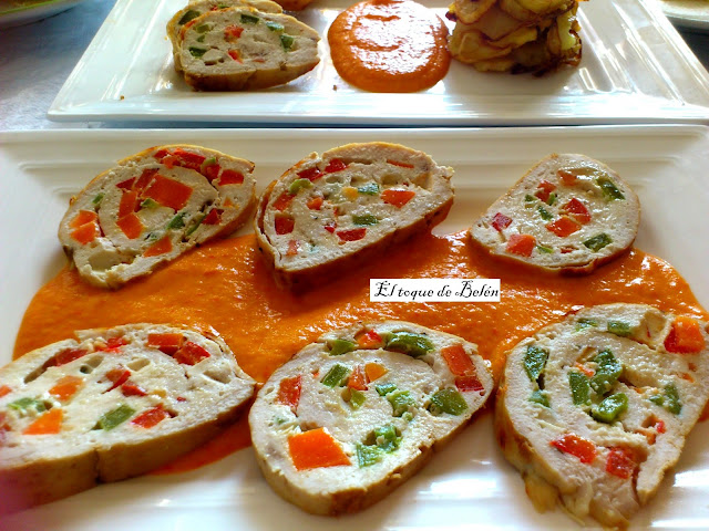 Pechuga De Pollo A Los Tres Pimientos
