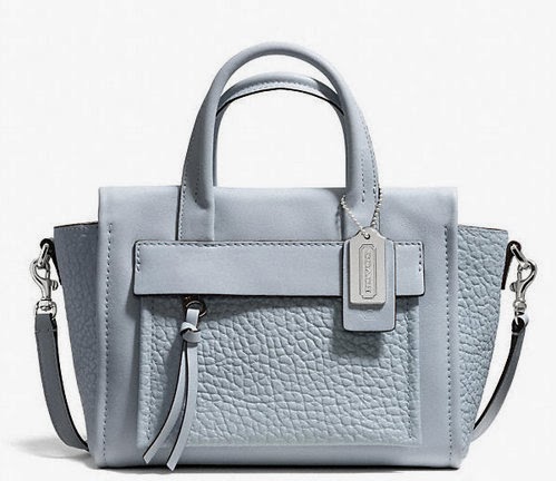 coach powder blue bag