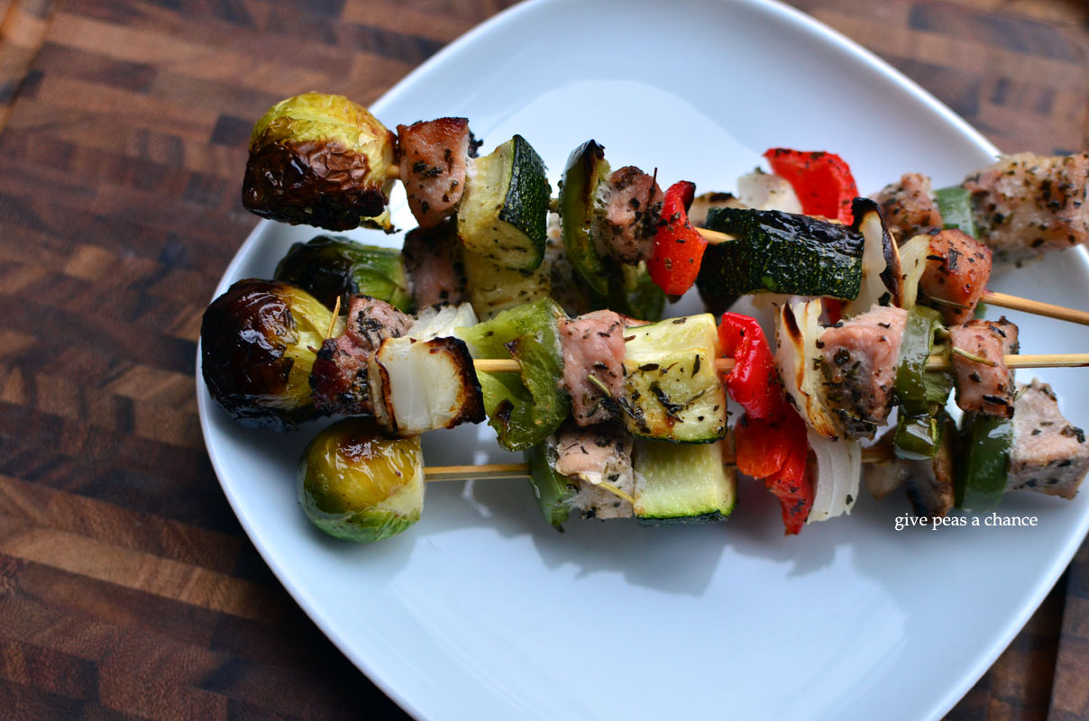 Give Peas a Chance Greek Chicken Kabobs With Greek Seasoning Blend