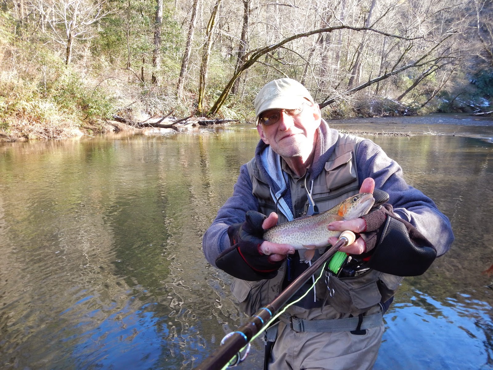 GA FOOTHILLS 629 Fishing on the Chauga River in SC