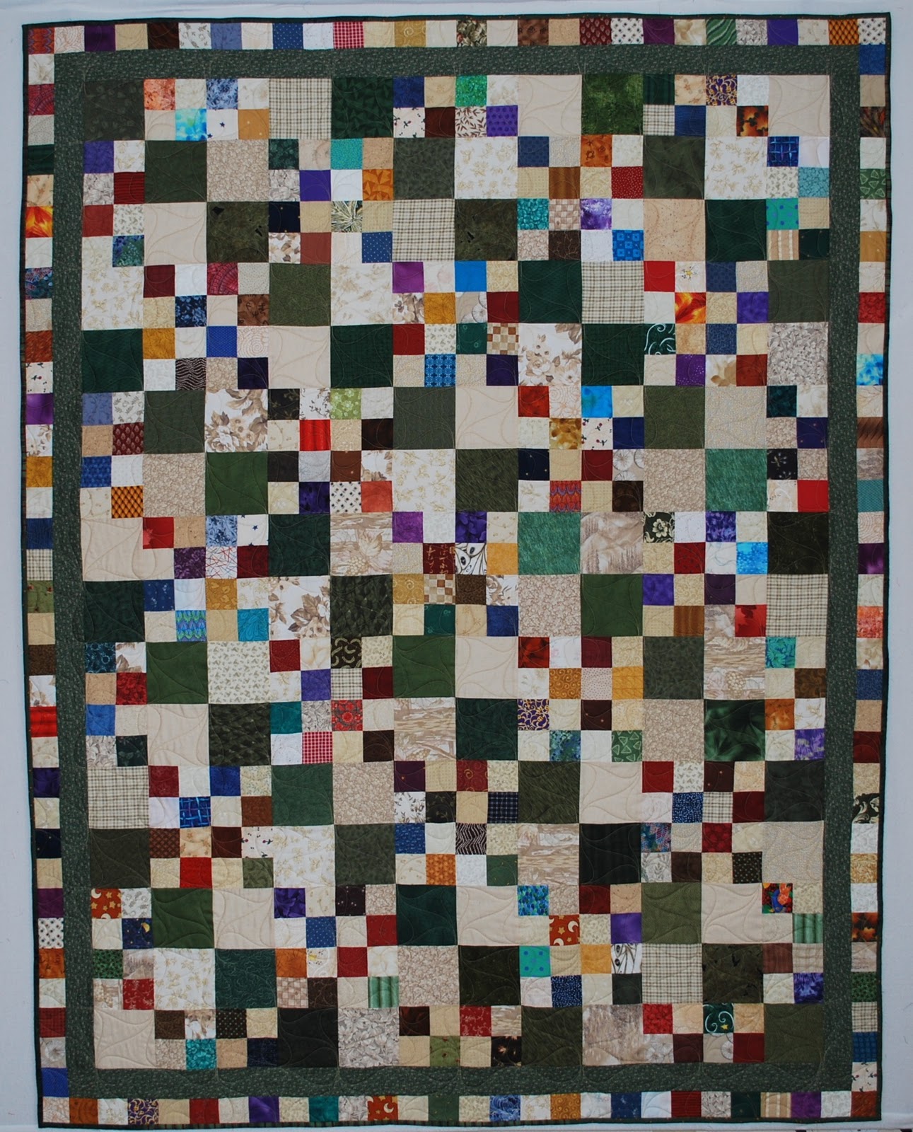 Double Nickel Quilts Nickel Double Four Patch quilt