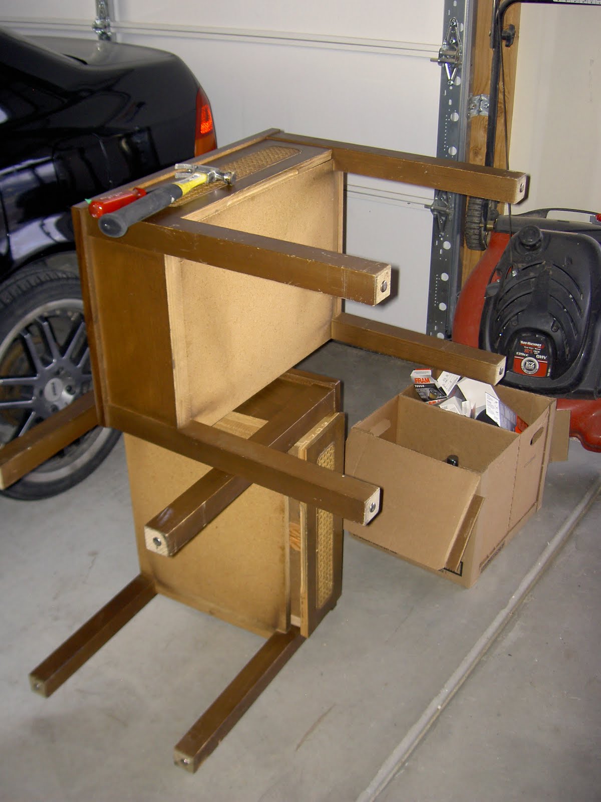 Chapman Place DIY Mirrored Nightstand