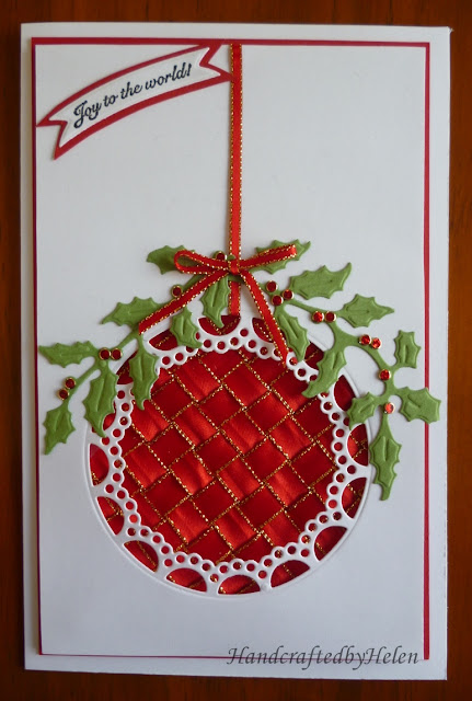 Handcrafted by Helen: Christmas Cards already!