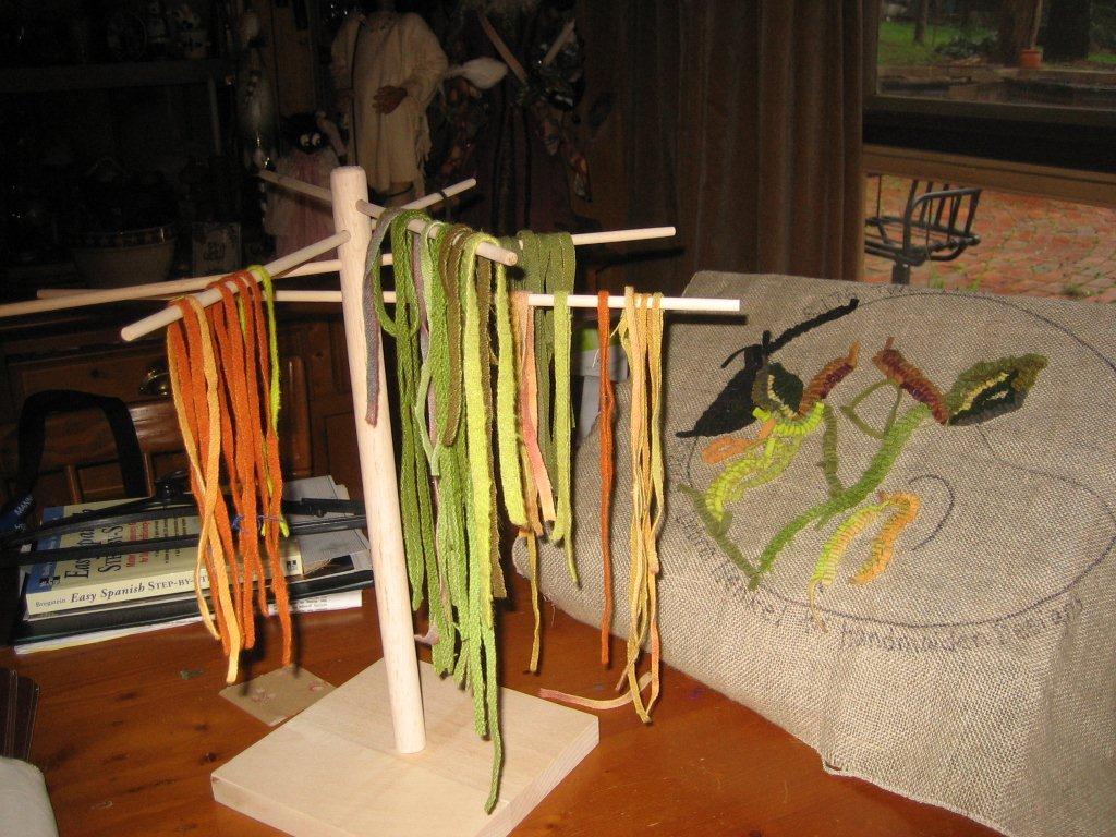 Victorian Rug Makers Pasta Drying Racks from Aldi