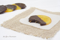  Naranjas confitadas con chocolate