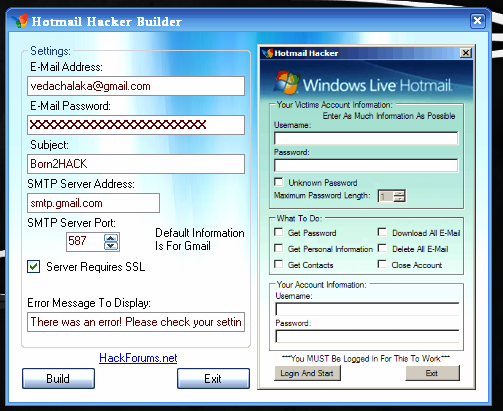 hotmail hack