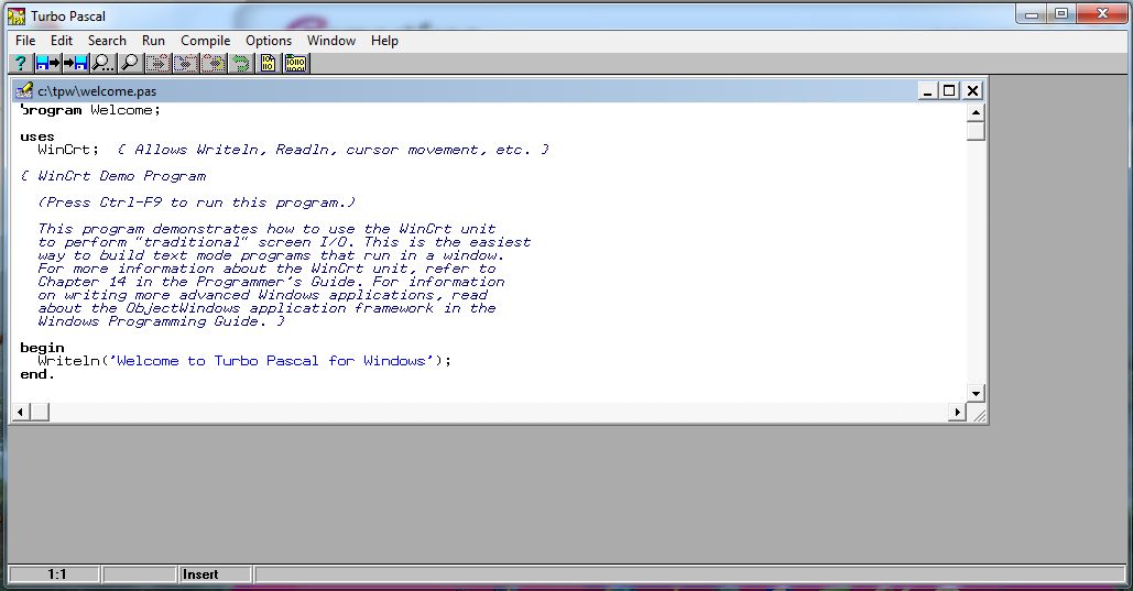 Turbo Pascal For Windows Vista Download