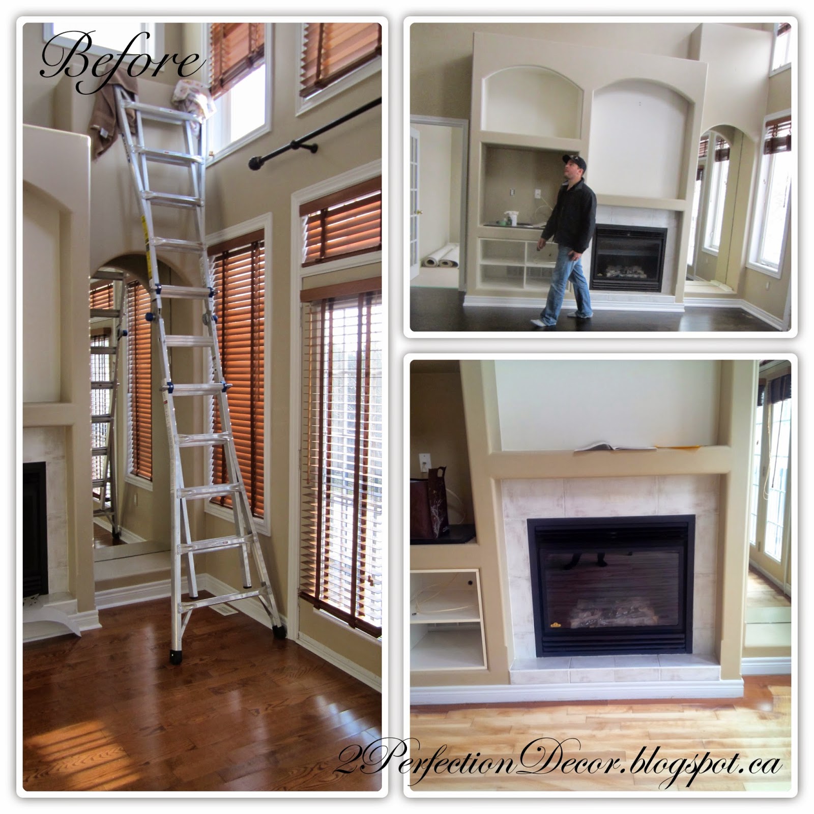 2Perfection Decor Drywall Media BuiltIns & Styling