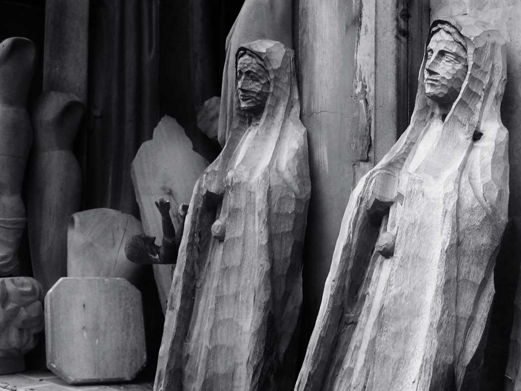 Carving Wood in Paete