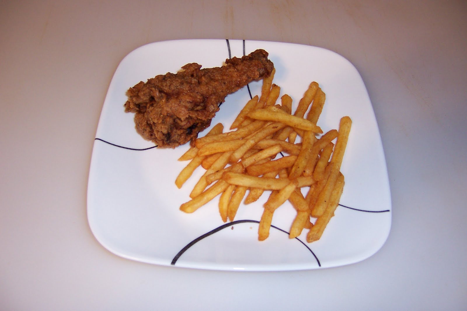 Whats Cooking With KingSparta Dinner Buttermilk Fried Chicken With French Fries.
