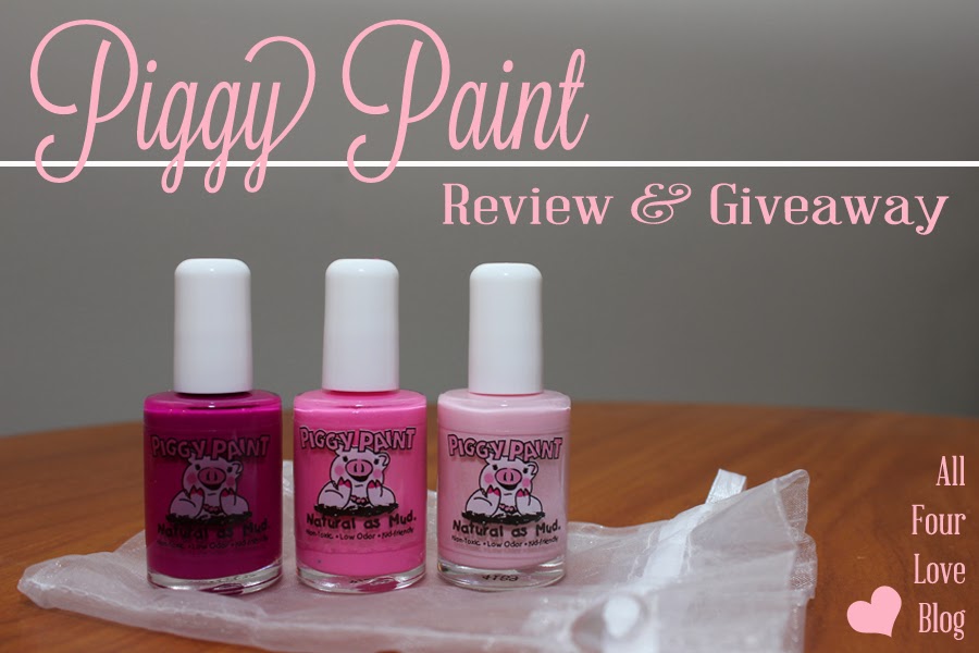 All Four Love New Colors! Piggy Paint Review & Giveaway