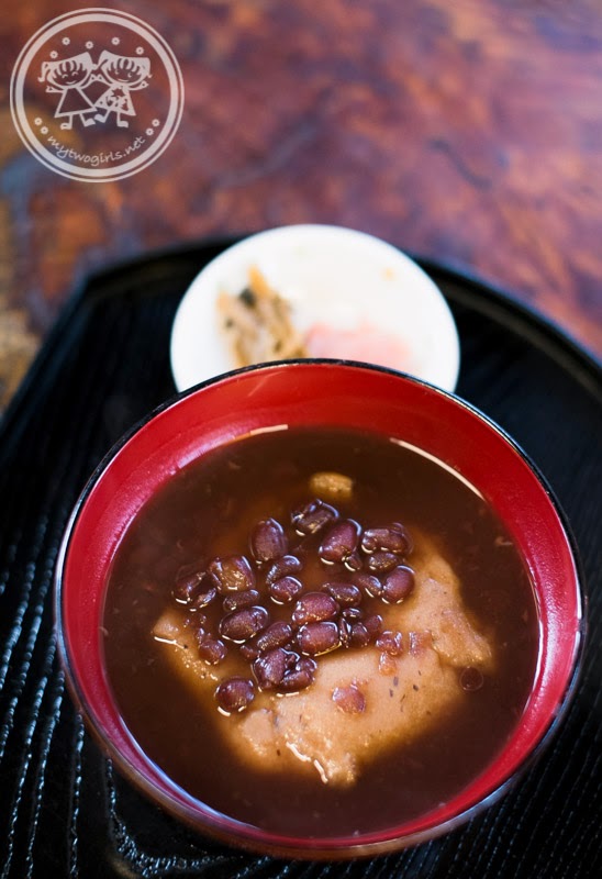 Red bean soup at Gokayama