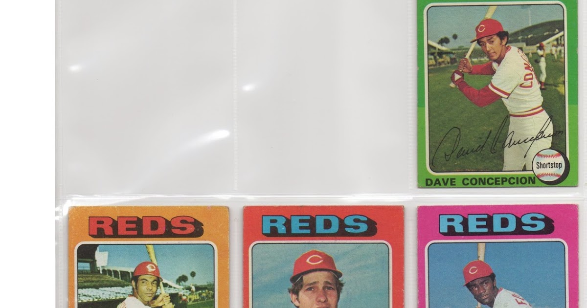 Cincinnati Reds Baseball Card Collector 1975 Topps Cincinnati Reds