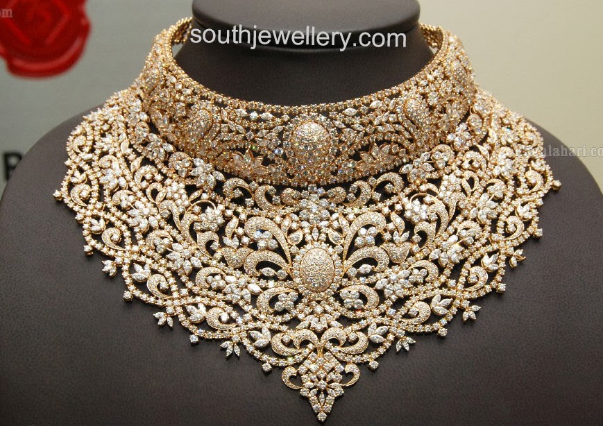 Grand Diamond Necklace Collection by Kirtilal's Jewellery Designs