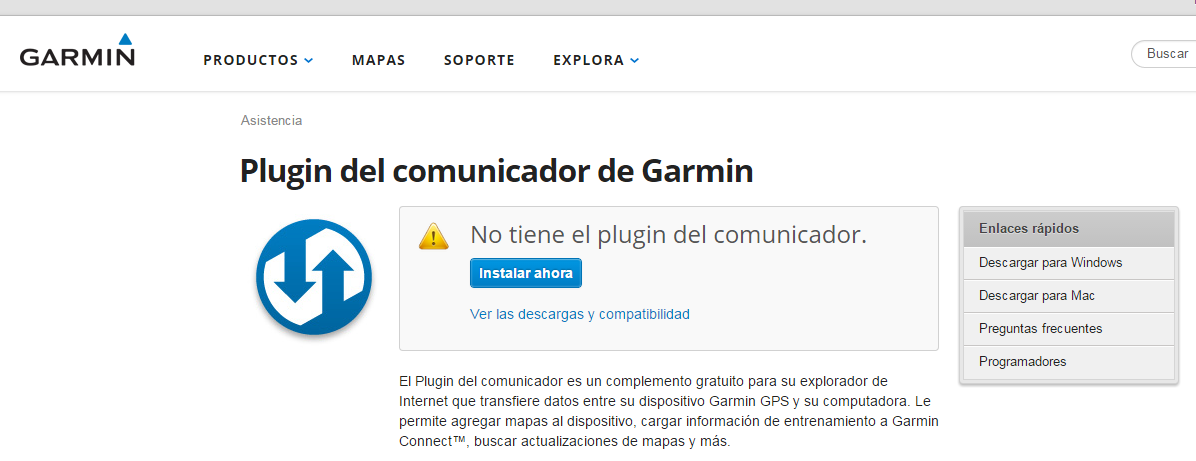 garmin communicator plugin not supported garmin communicator plugin not supported