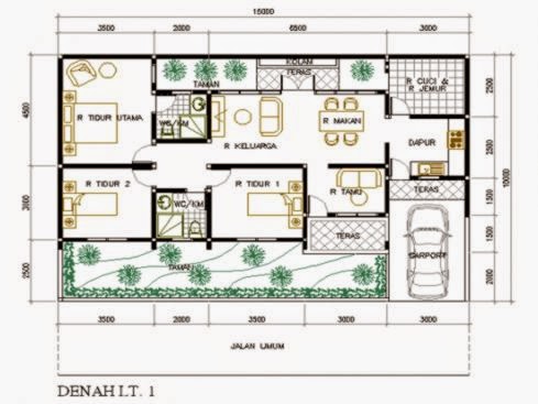 desain rumah minimalis 1 lantai 3 kamar | design rumah