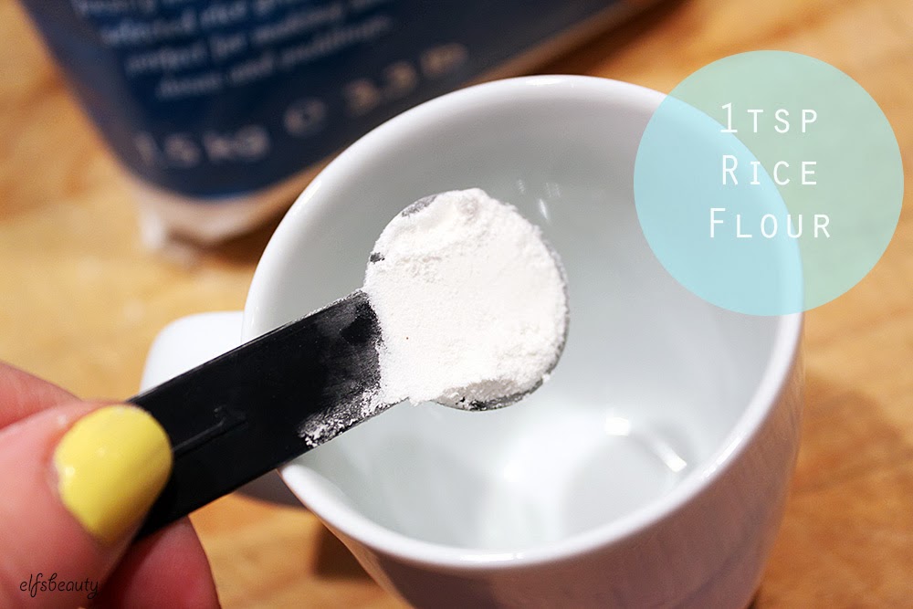 Elfs Beauty: DIY| Easy Rice Flour Facemask Elfs Beauty: DIY| Easy Rice Flour Facemask