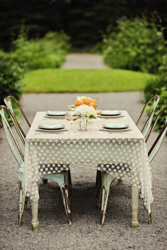 A Secret Garden Party Polka Dot Tablecloth B.A.S Blog
