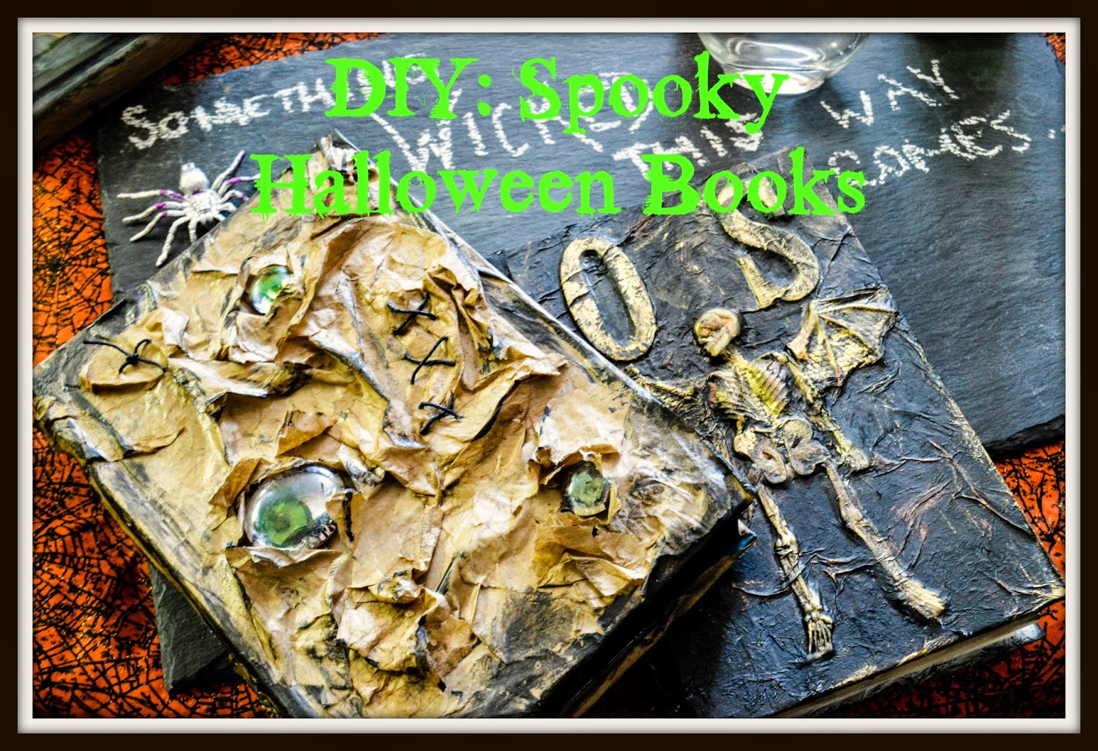 Entertaining Grace DIY Spooky Halloween Books