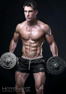 Hot Six Pack Abs Fitness Model Ryan Terry