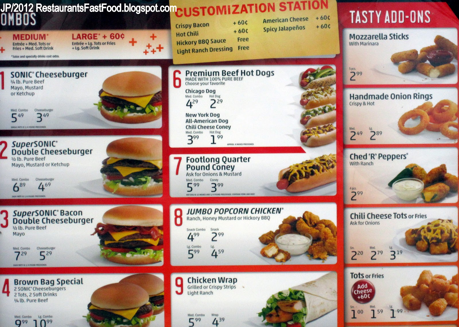 Order SONIC DRIVE-IN - Chipley, FL Menu Delivery [Menu & Prices]