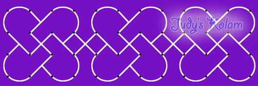 Judy's Kolams: Border kolams