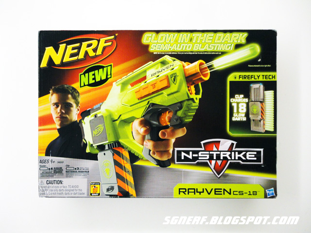 NERF N-Strike Modulus ECS-10 Blaster Dart Gun with clear clip