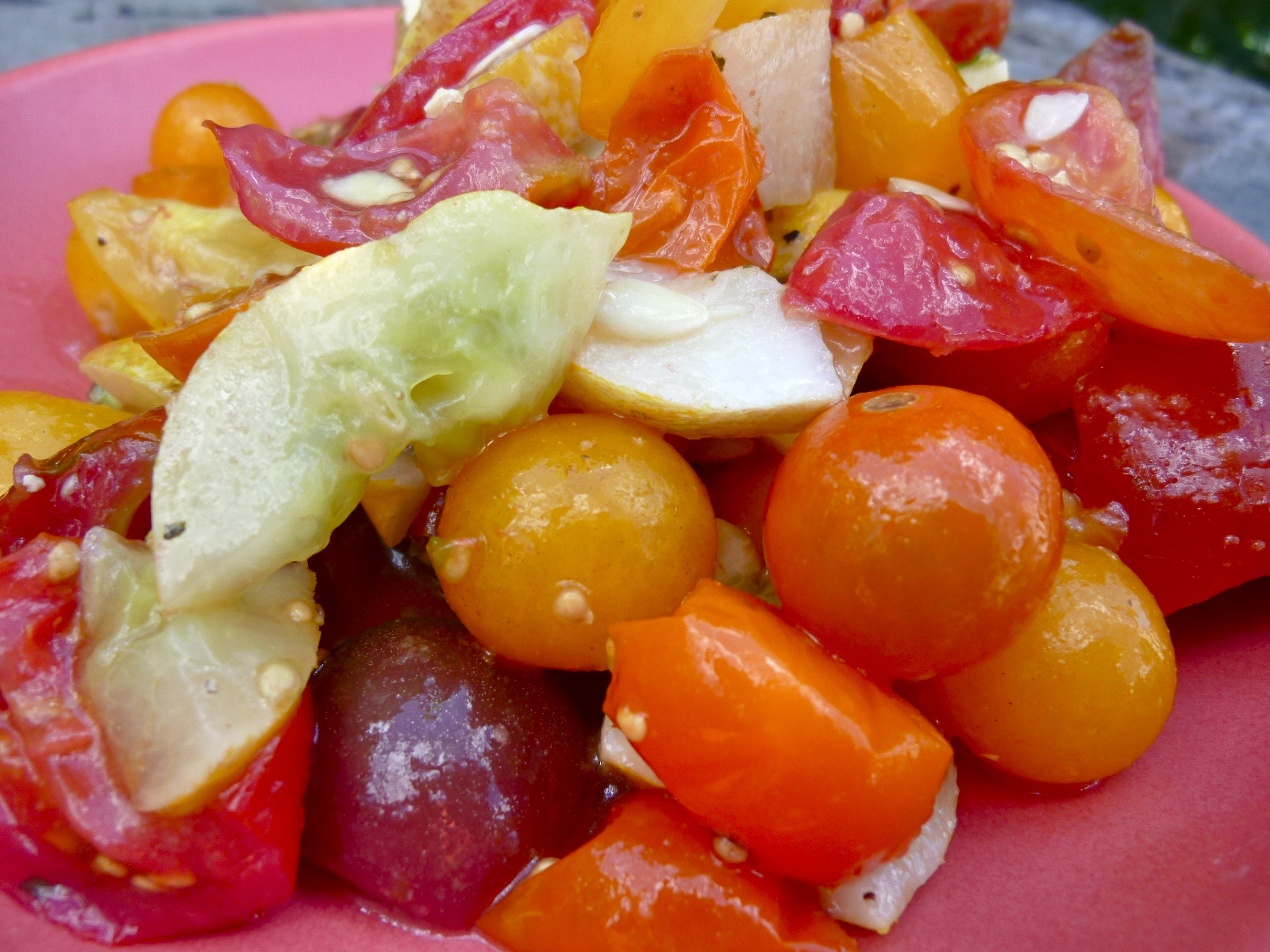 Heirloom Tomato and Lemon Cucumber Salsa Diary of a Mad Hausfrau