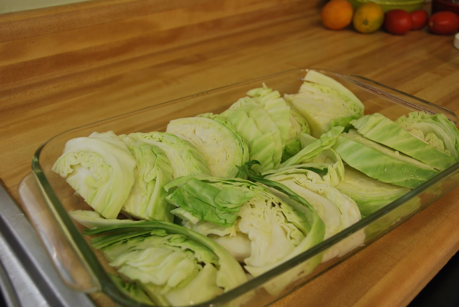 Following Where He Leads... Eating Healthy Roasted Cabbage