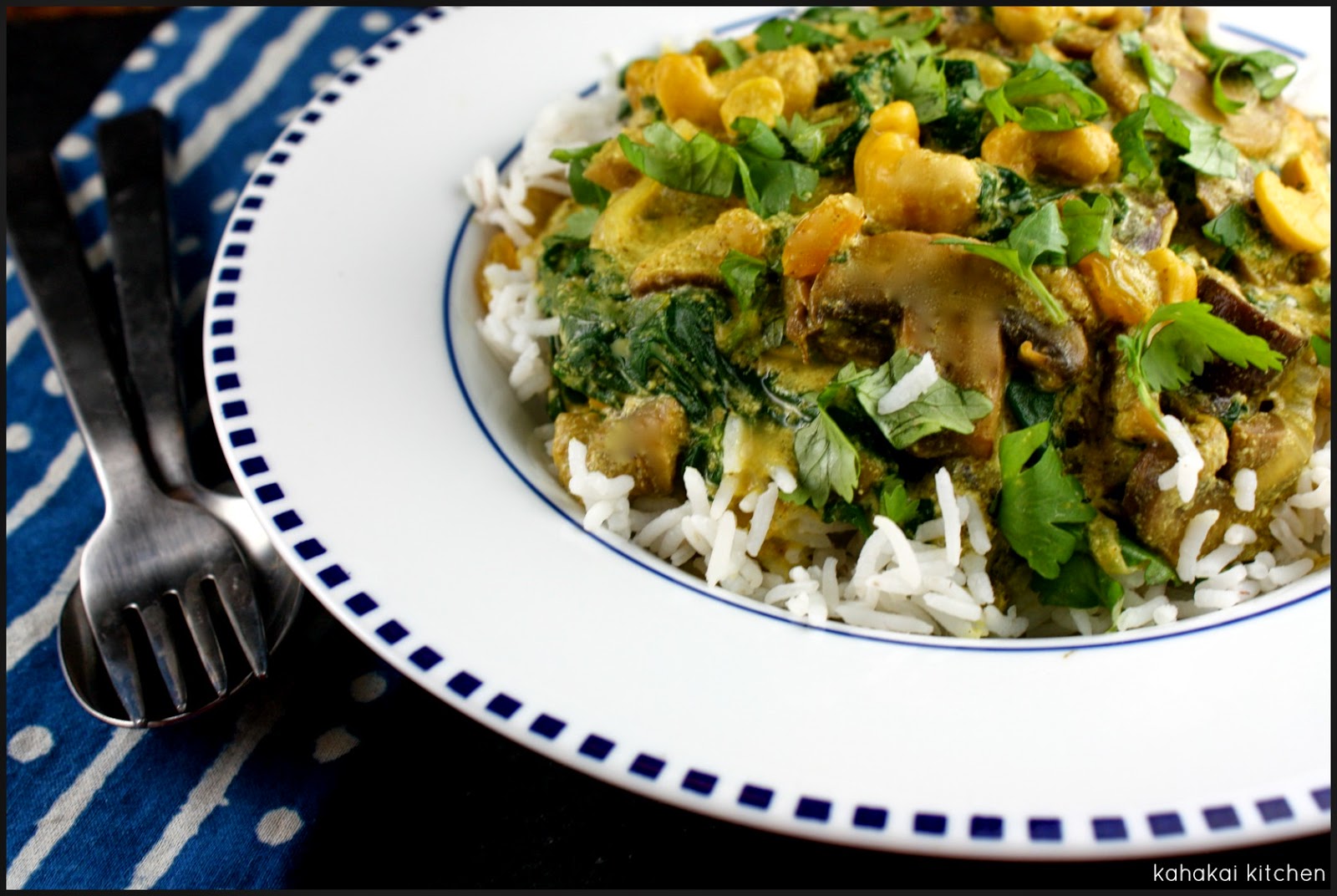 Kahakai Kitchen Mushroom and Spinach Korma MeatFree, SpiceFilled, Creamy Comfort Food
