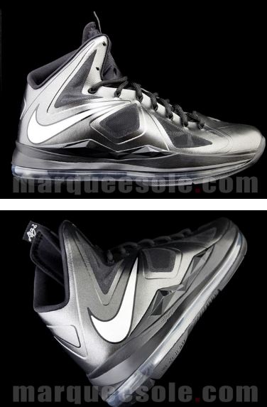 THE SNEAKER ADDICT: Nike Lebron 10 âCarbonâ Sneaker (Detailed Look)