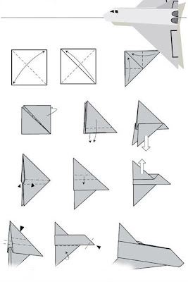 origami, origami pesawat