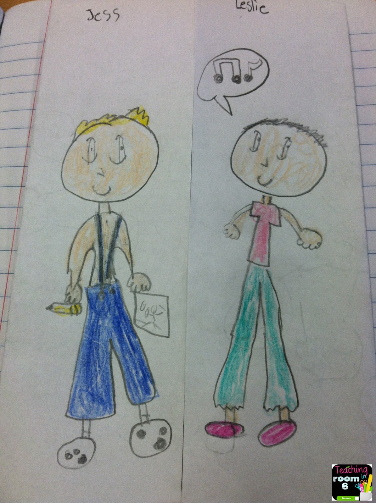 Character Traits Foldable and Thinking Map - Teaching in Room 6