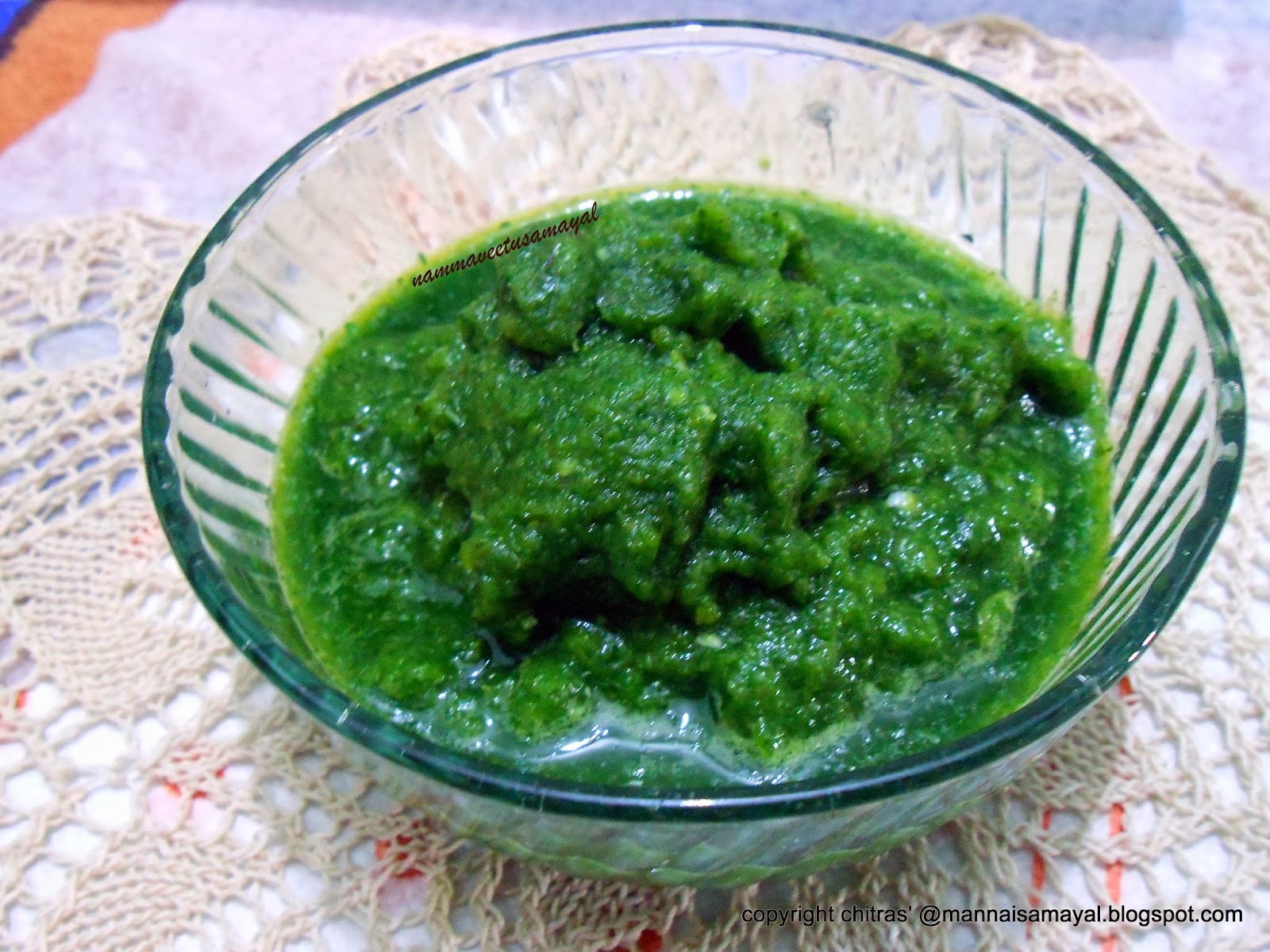 kalakkalsamayal Green Coriander Seeds Chutney