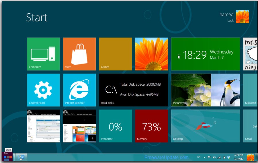Windows 8 Theme For Computer Free