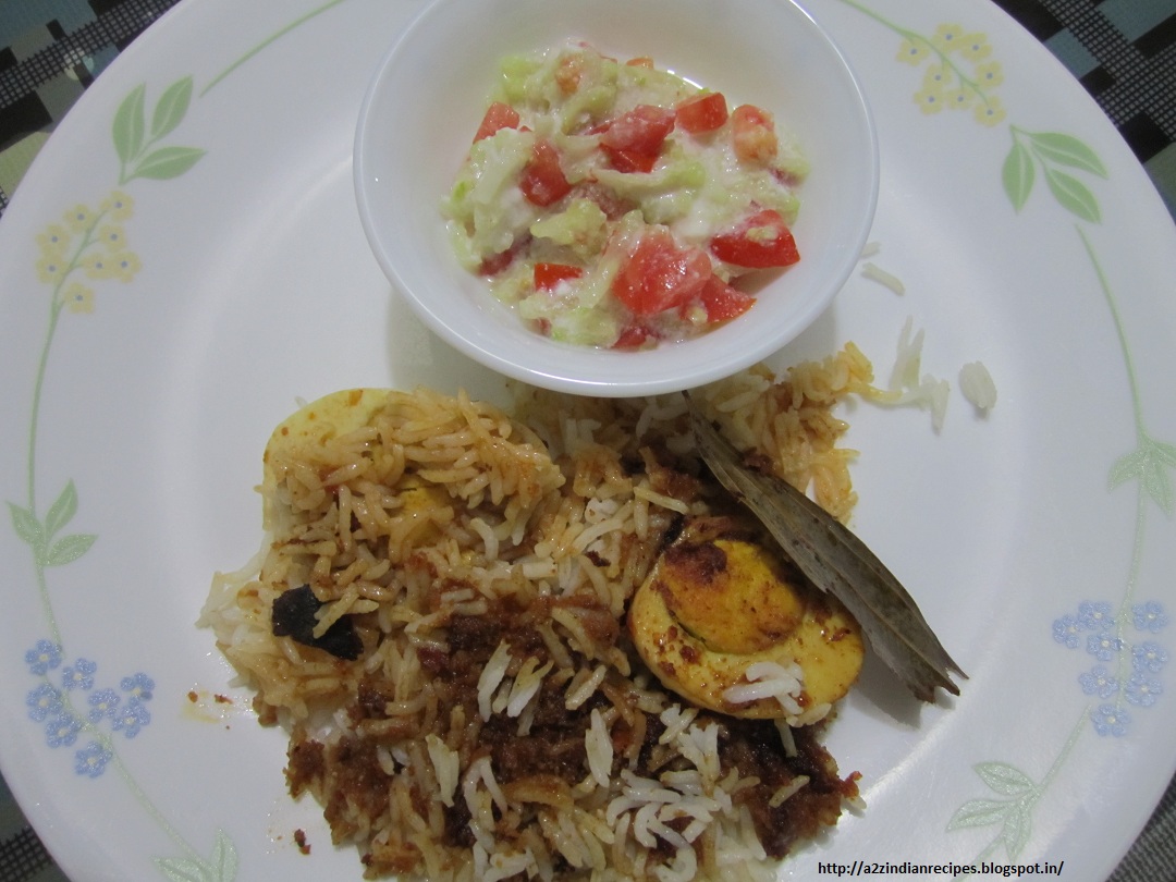 a2zindianrecipes: Egg / Anda Biryani
