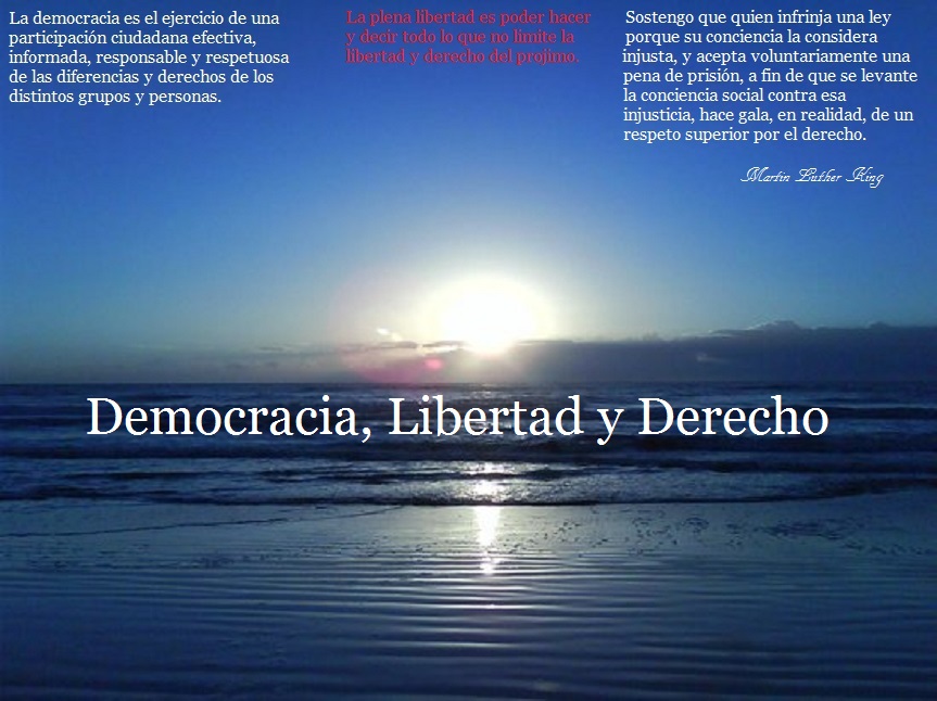 Democracia Libertad y Derecho