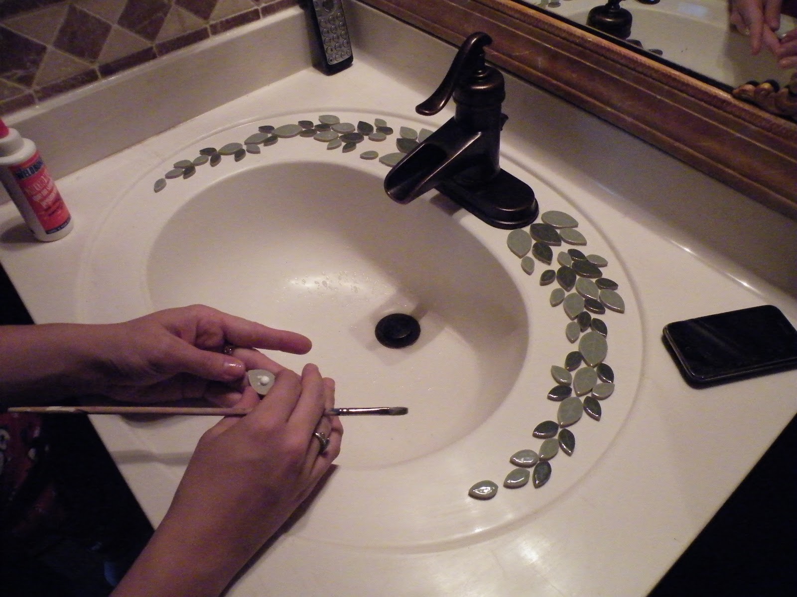Christy's Thrifty Decorating Sink Jewelry