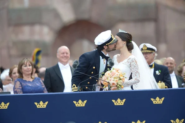 Princess Sofia and Prince Carl Philip hosted by King Carl Gustaf and Queen Silvia at The Royal Palace