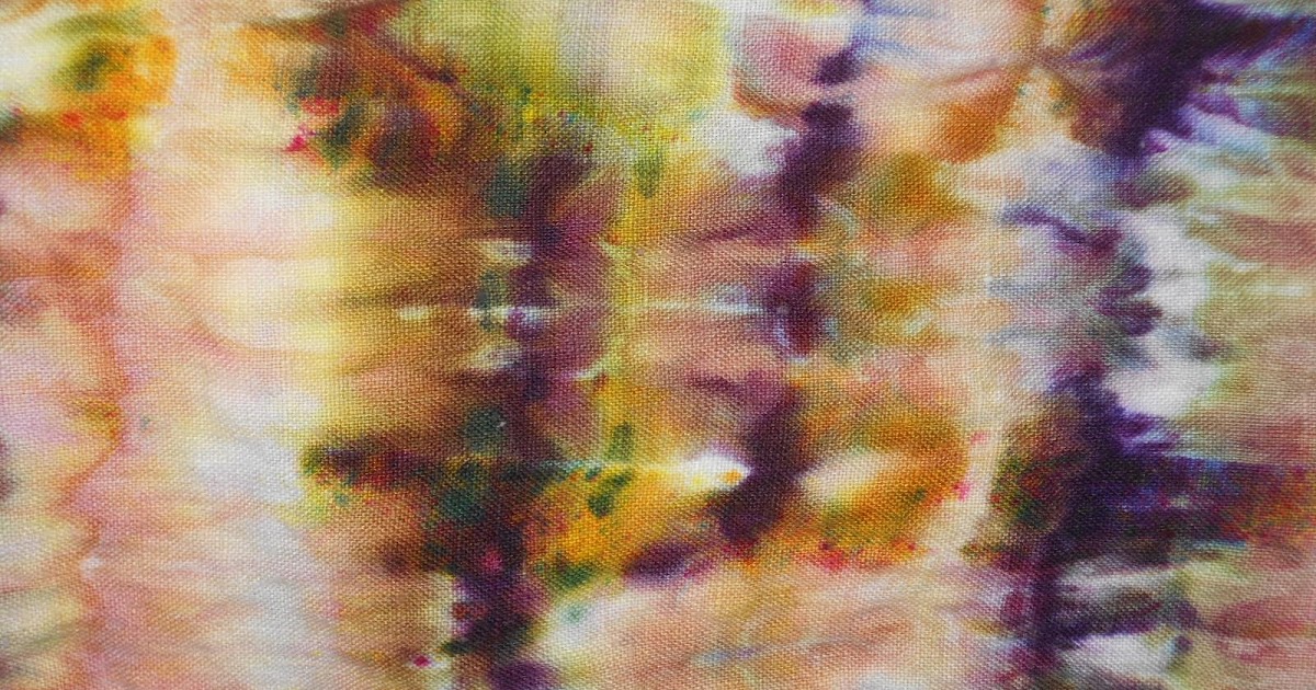 Hellenne Vermillion Art Procion MX dyeing on cotton/linen fabric