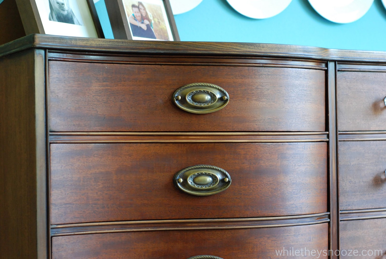 While They Snooze Refinishing Old Furniture Serpentine Dresser